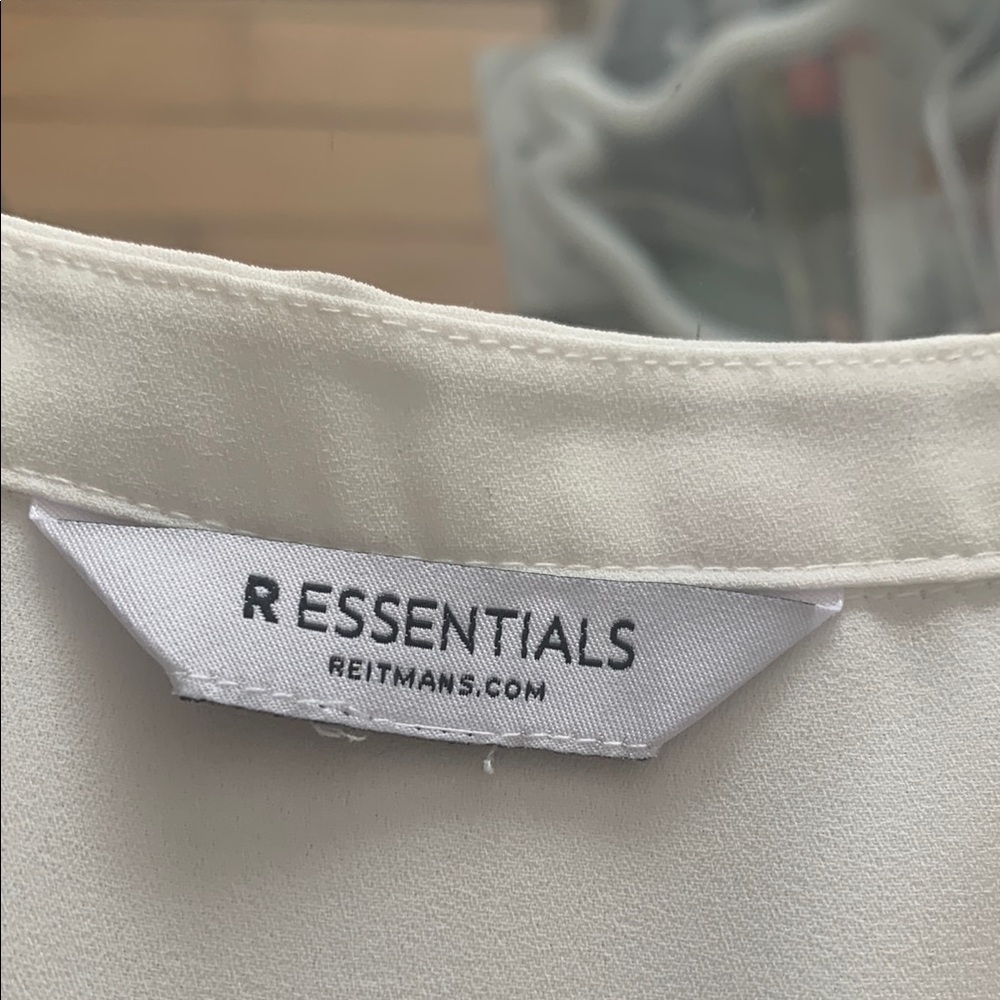 R Essentials Cream Blouse